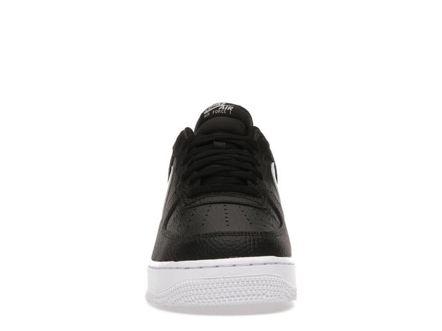 Nike Nike Air Force 1 Low '07 Black White Pebbled Leather - view 2