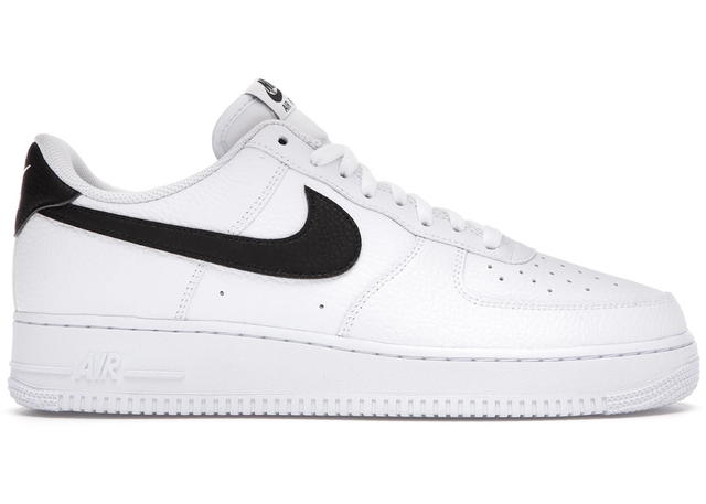 Nike Nike Air Force 1 Low 07 White Black Pebbled Leather - view 1