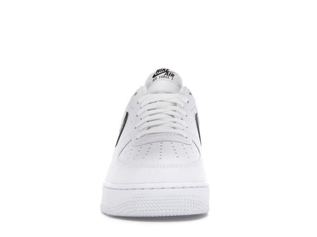 Nike Nike Air Force 1 Low 07 White Black Pebbled Leather - view 2