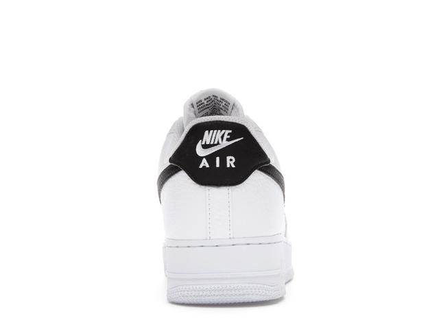 Nike Nike Air Force 1 Low 07 White Black Pebbled Leather - view 4