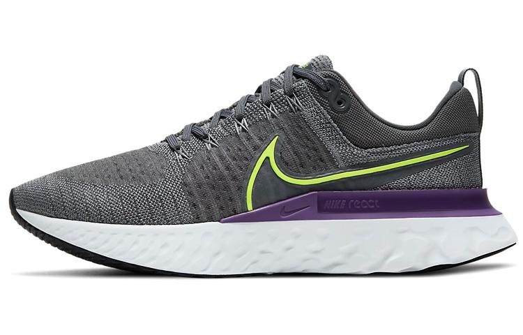 Nike Nike React Infinity Run Flyknit 2 Grey Volt Wild Berry