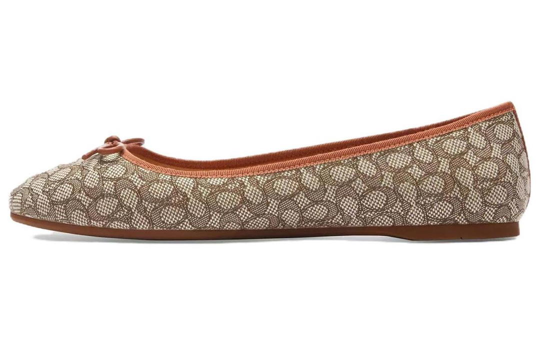 Coach Coach Abigail Monogram Ballerina Shoes