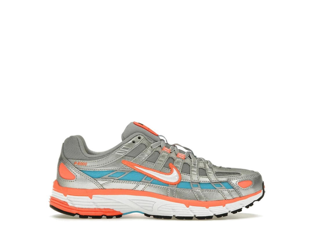 Nike Nike P-6000 Metallic Silver Crimson Blue Fury (Women's)