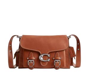 Buy Coach Soft Tabby Grained Leather Shoulder Bag Crossbody Bag Medium Size Women's Silver & Polished Amber at Sasom – Authentic and Ready to Ship