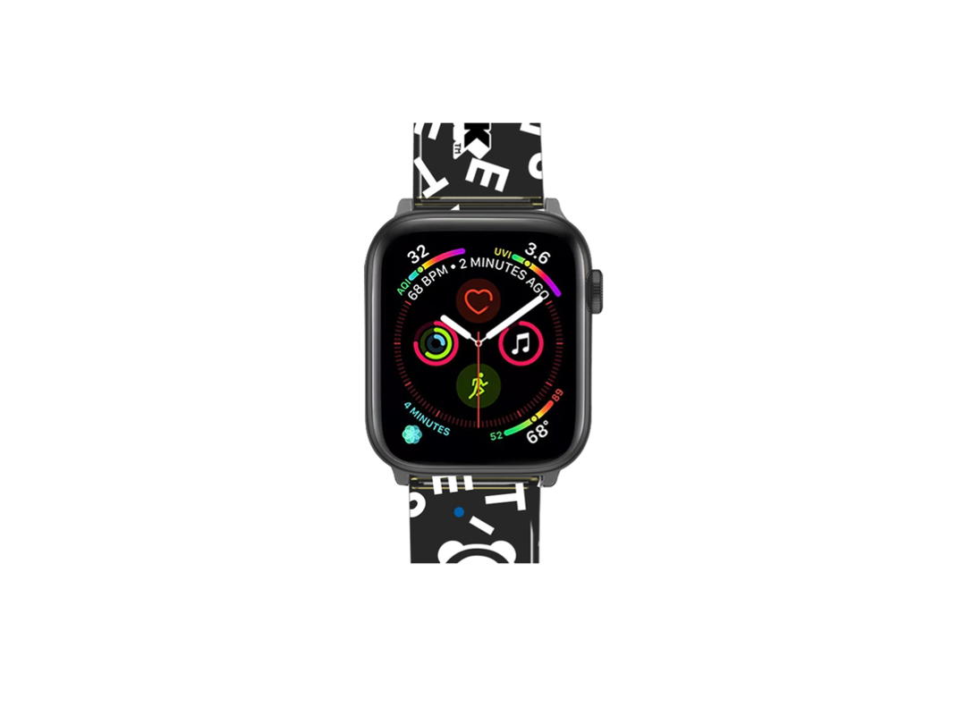 Casetify Casetify x BE@RBRICK 10th Anniversary Watch Band Black White
