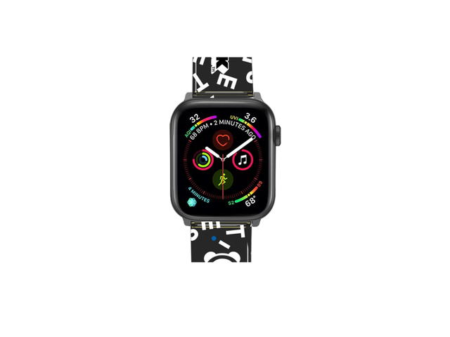 Casetify Casetify x BE@RBRICK 10th Anniversary Watch Band Black White - view 1