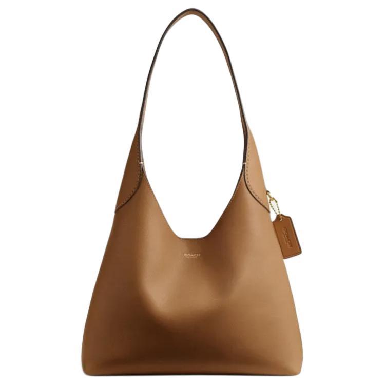Coach Coach Brooklyn 28 Leather Crossbody Shoulder Bag Women's Brown