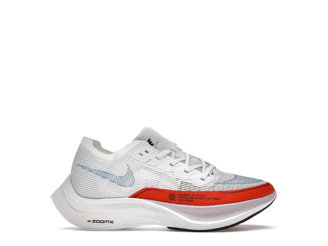 Nike Nike ZoomX Vaporfly Next% 2 White Laser Blue Rush Orange