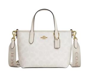 Buy Coach City Coated Canvas Tote Bag Shopping Bag Shoulder Bag Crossbody Bag Handbag Mini Women's White at Sasom – Authentic and Ready to Ship