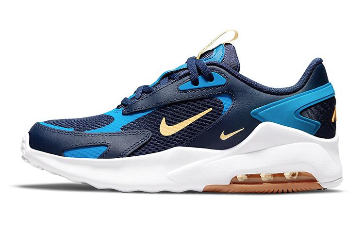 Nike Nike Air Max Bolt Breathable Non Slip Wear resistant Low Tops Deep Blue GS