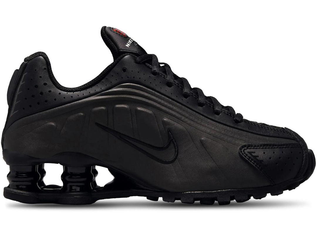 Nike Nike Shox R4 Black Bright Crimson (GS)