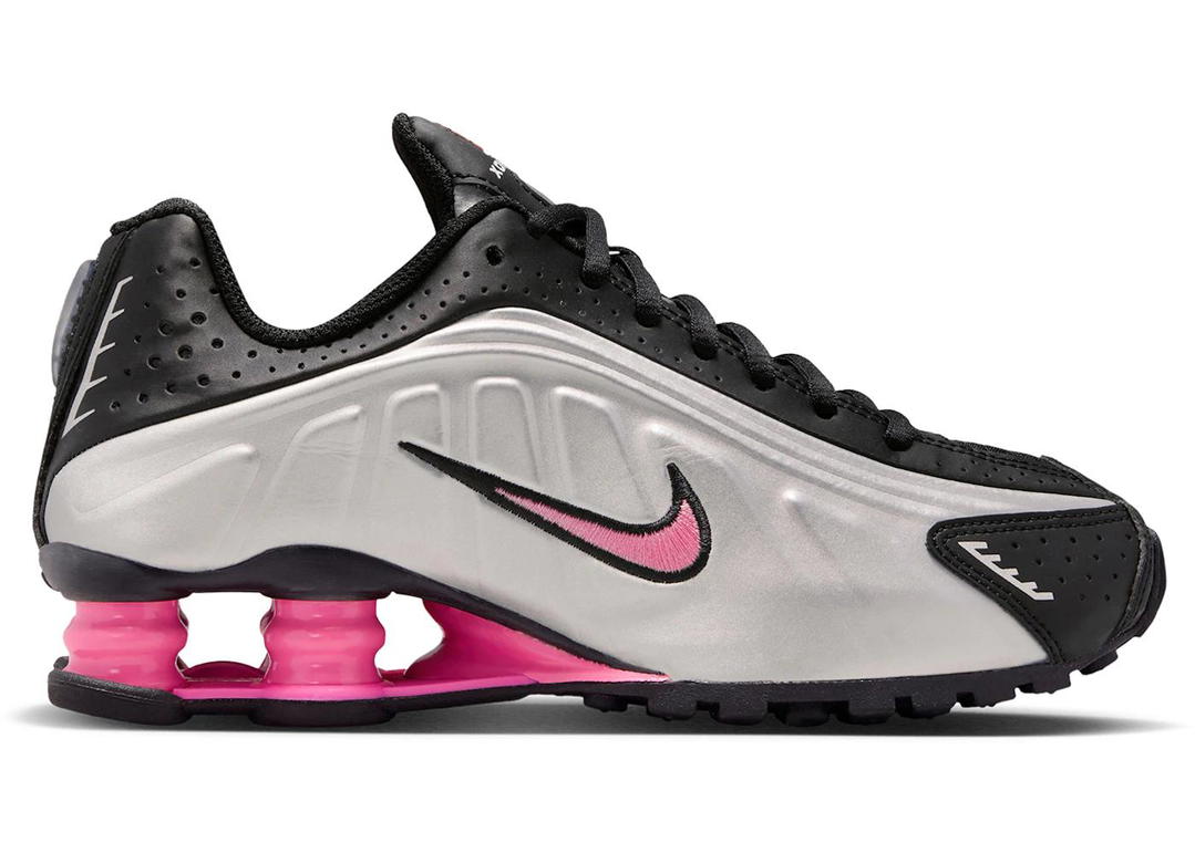 Nike Nike Shox R4 Black Metallic Silver Pinksicle (GS)