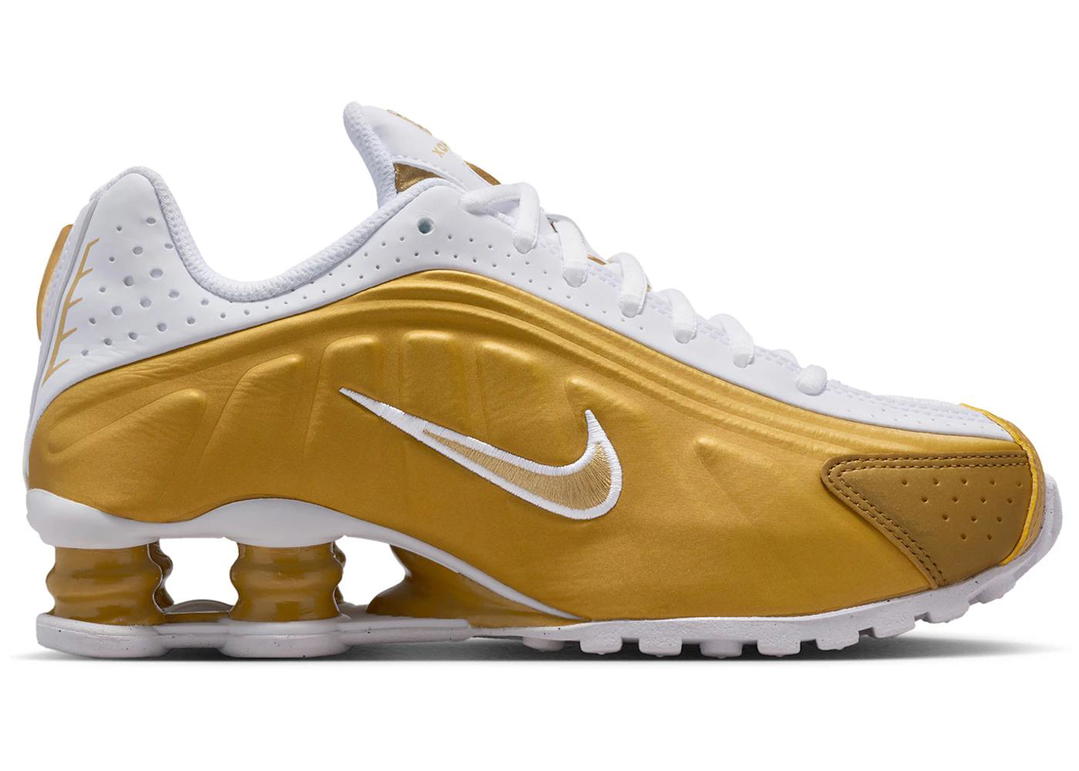 Nike Nike Shox R4 Metallic Gold White (GS)