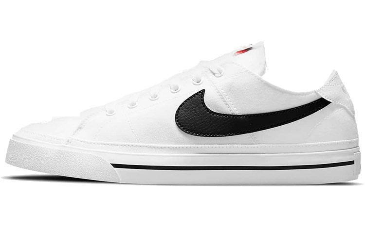 Nike Nike Court Legacy Canvas White Black Swoosh