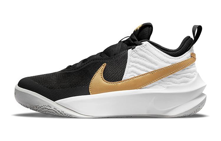 Nike Nike Team Hustle D 10 Black Metallic Gold GS