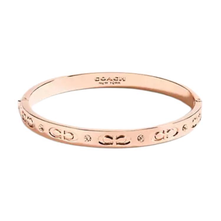 Coach Coach Metal Bangles Unisex Gold