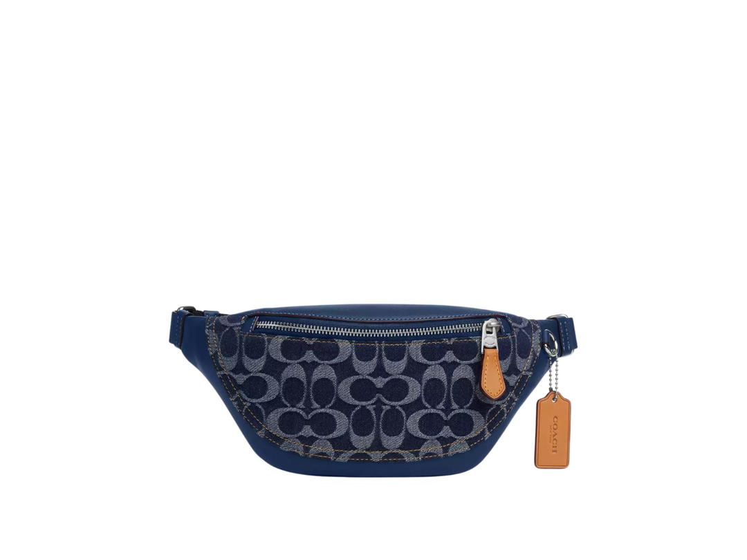 Coach Coach Warren Mini Belt Bag In Signature Denim