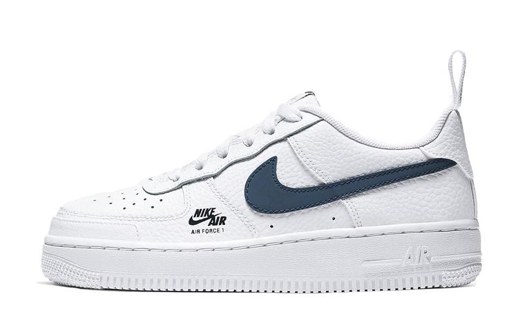 Nike Nike Air Force 1 Low 07 White Obsidian GS