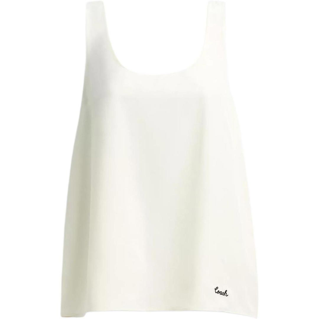 Coach Coach Tank Tops Women's White