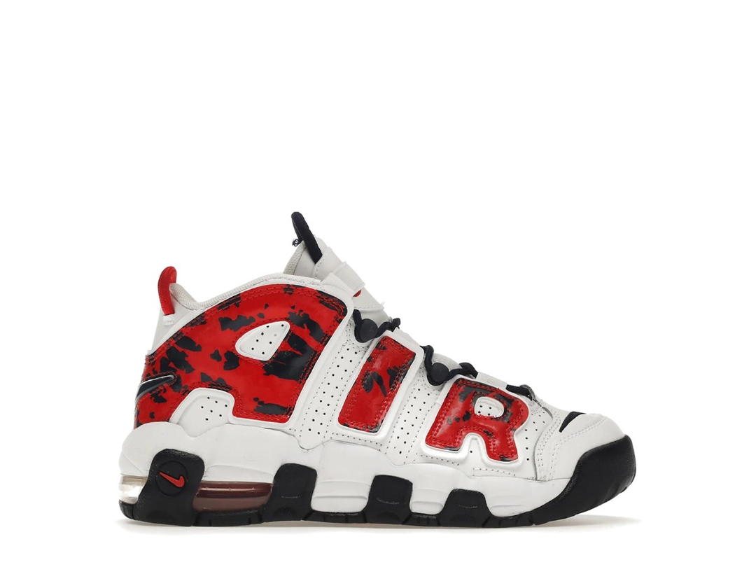 Nike Nike Air More Uptempo White Blue Red Camo (GS)