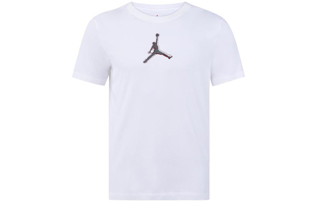 Jordan Jordan Set in Sleeve T Shirt Men's White