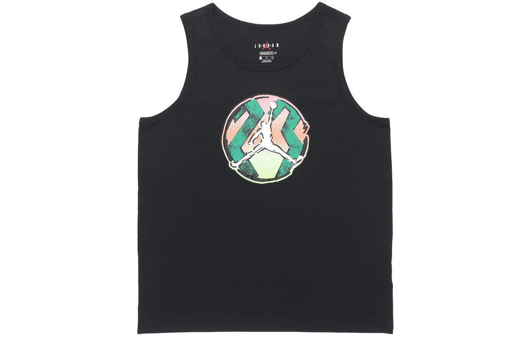 Jordan Jordan Air Sport Dna Printing Casual Sports Running Vest Black