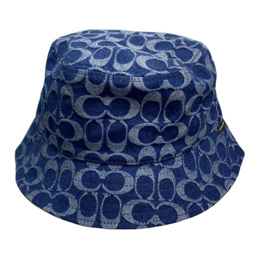 Coach Coach Cotton Bucket Hats Women's Blue