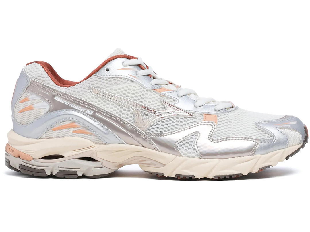 Mizuno Mizuno Wave Rider 10 White Silver Orange