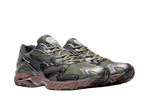 Mizuno Mizuno Wave Rider 10 Green Black Metallic Grey - view 2