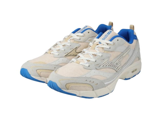 Mizuno Mizuno x Wind And Sea MXR Beige Grey Blue - view 2