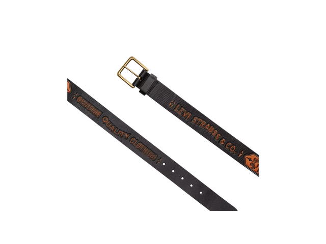 Stussy Stussy X Levi’s Belt In Leather With Black And Tan - view 2