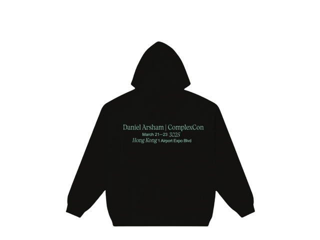Daniel Arsham Daniel Arsham ComplexCon Eroded Hoodie Black - view 2