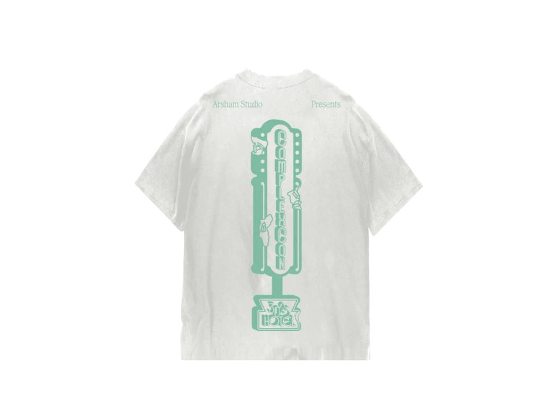 Daniel Arsham Daniel Arsham ComplexCon Neon Sign Tee White