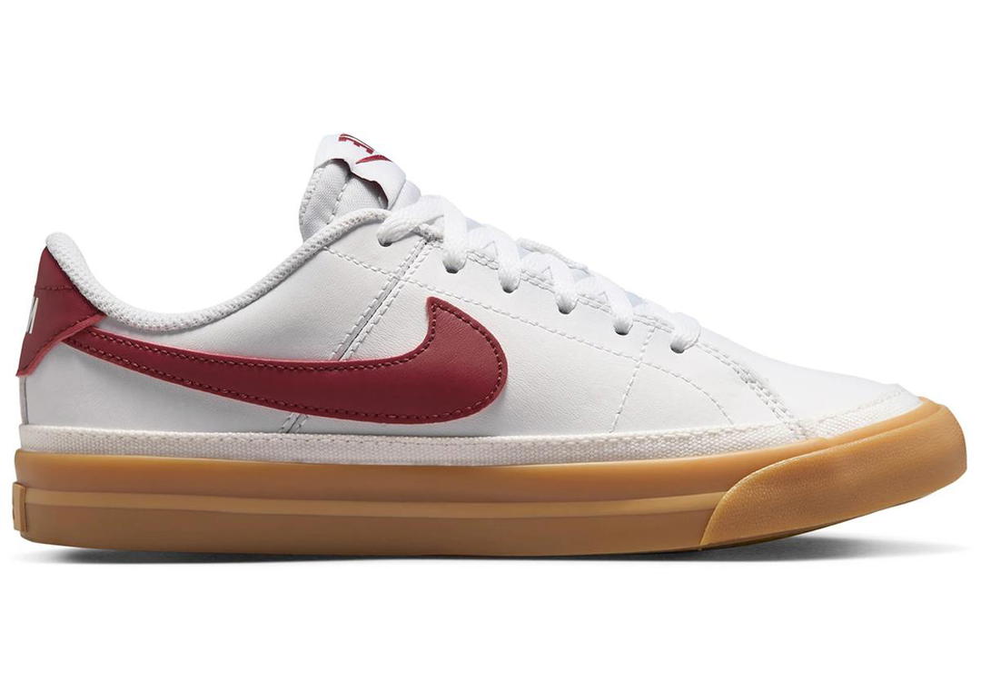 Nike Nike Court Legacy White Gum Yellow Team Red (GS)