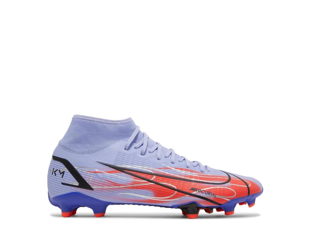 Nike Nike Mercurial Superfly 8 MG Kylian Mbappe Flames (Purple Red Sole)