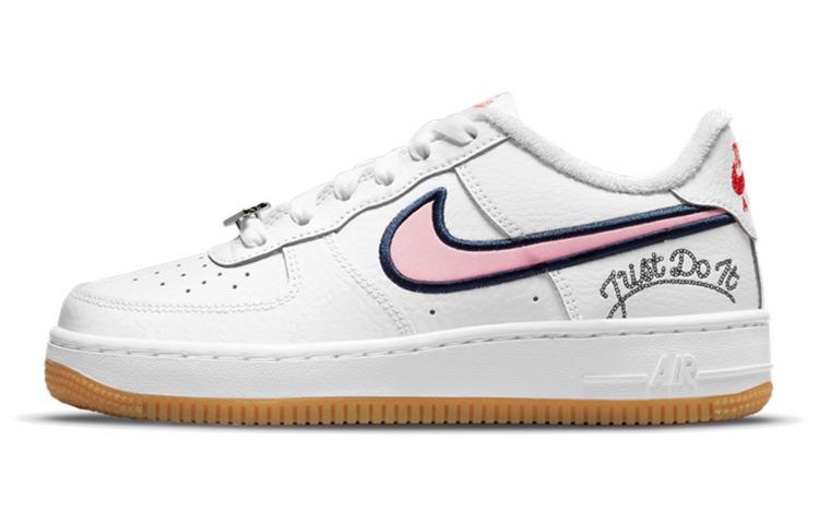 Nike Nike Air Force 1 Low LV8 Just Do It White Pink Glaze GS
