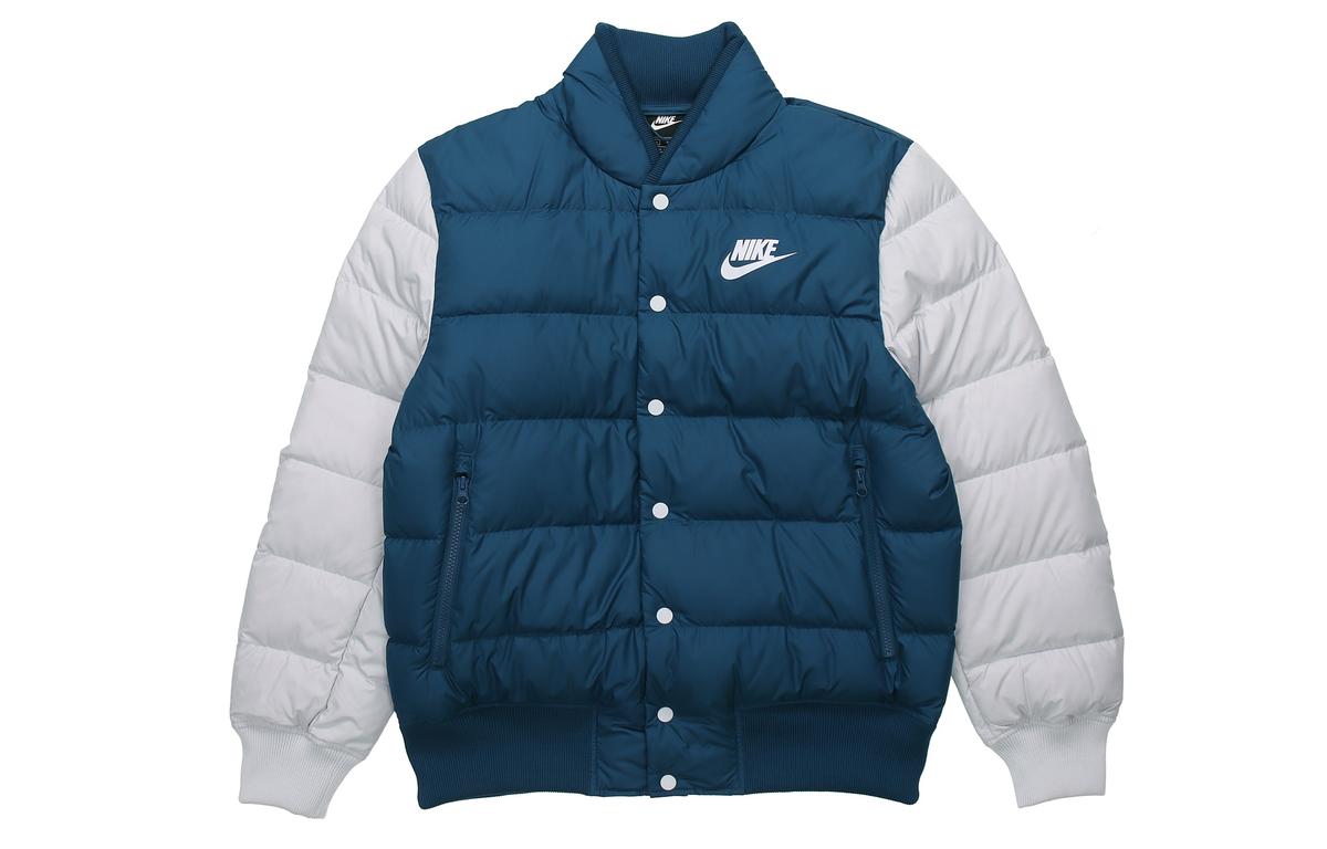 Nike Nike Down Jackets Men White Blue