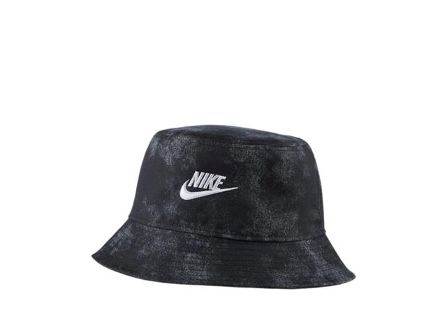 Nike Nike Sportswear Tie-Dye Bucket Hat Black Grey White - view 1