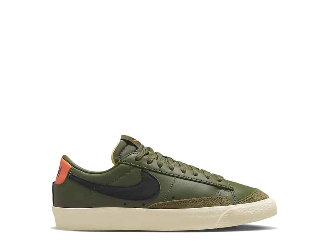 Nike Nike Blazer Low 77 Medium Olive Orange Trans (Women's)