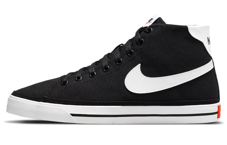 Nike Nike Court Legacy Canvas Mid 'Black White Orange' Women's