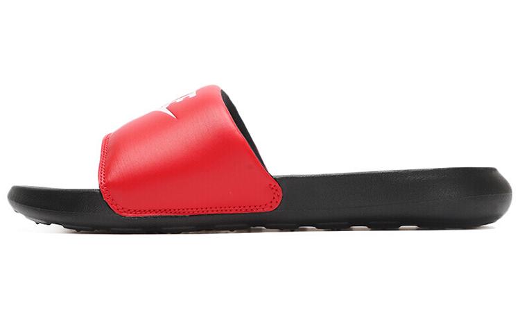Nike Nike Victori One Slide Mix Cozy Non Slip Sports Black Red Sandals 'Red Black'