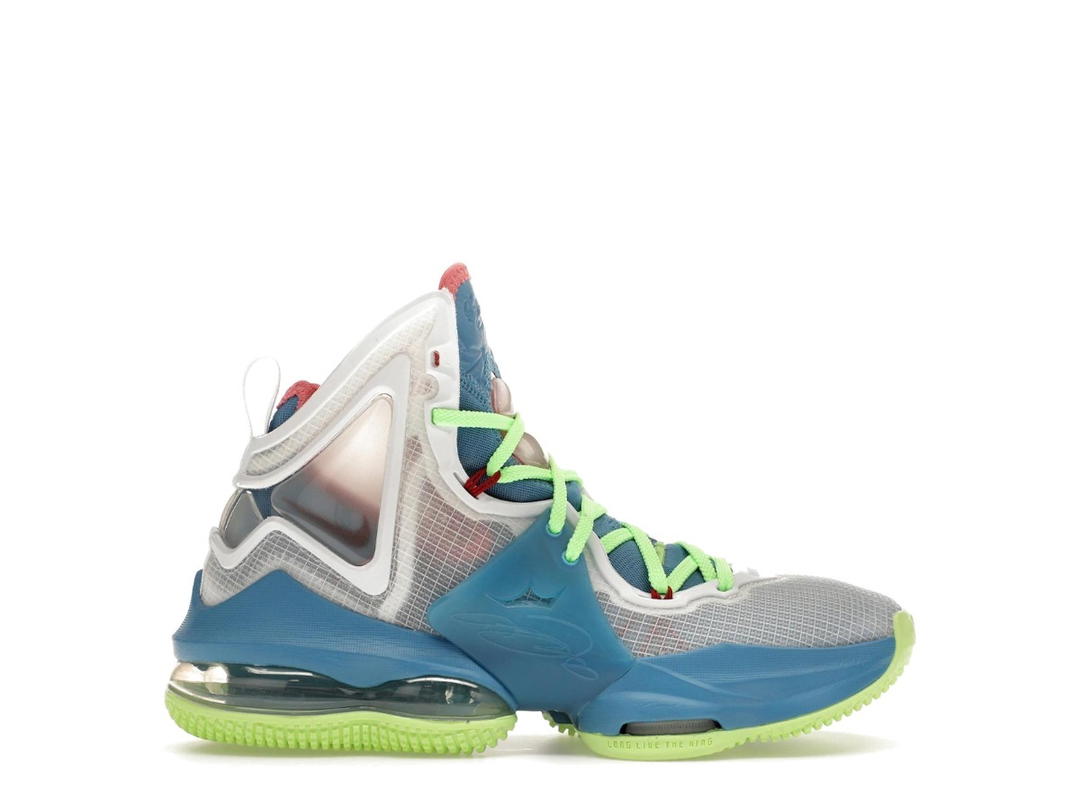 Nike Nike LeBron 19 Dutch Blue Lime Glow (GS)