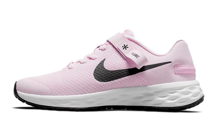 Nike Nike REVOLUTION 6 Slip Resistant Lightweight Cushioning Low Top Kids' Running Shoes Pink Teenagers