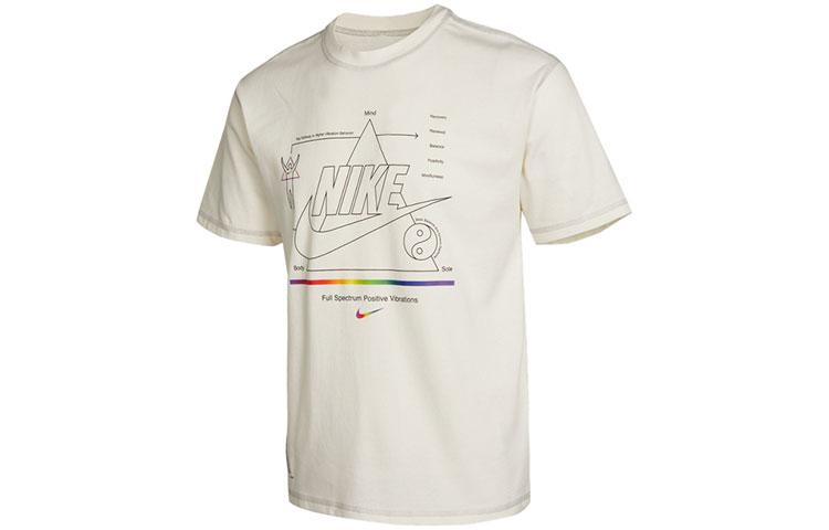 Nike Nike Drop Shoulder Sleeve T Shirt Men's Ecru