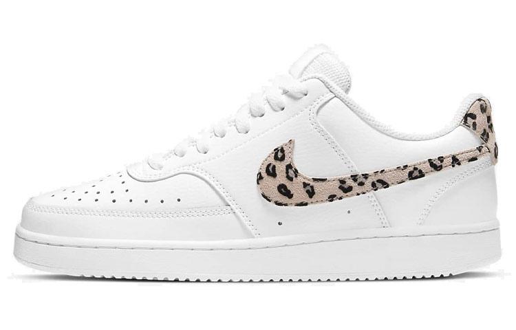 Nike Nike Court Vision Low Leopard Swoosh White Women's