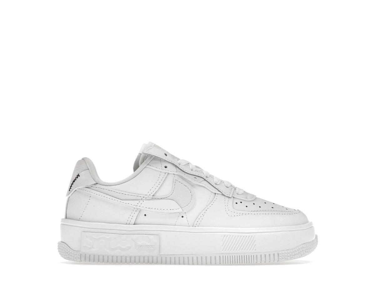 Nike Nike Air Force 1 Low Fontanka Triple White Multi Color Swoosh (Women's)