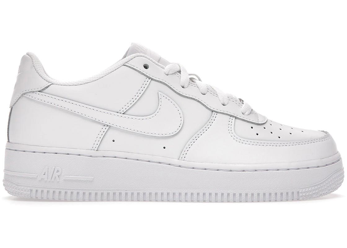 Nike Nike Air Force 1 Low LE Triple White (GS)