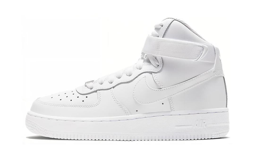 Nike Nike Air Force 1 High LE Triple White GS
