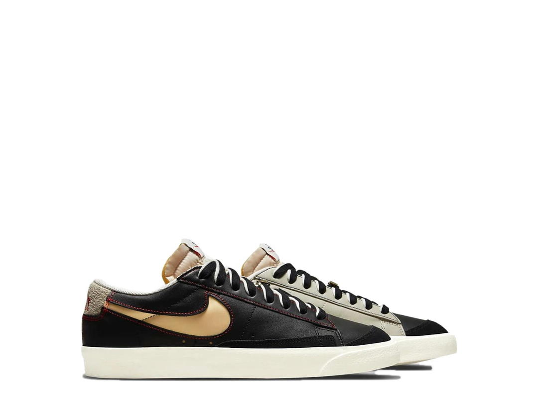 Nike Nike Blazer Low 77 Black Natural Removable Swoosh