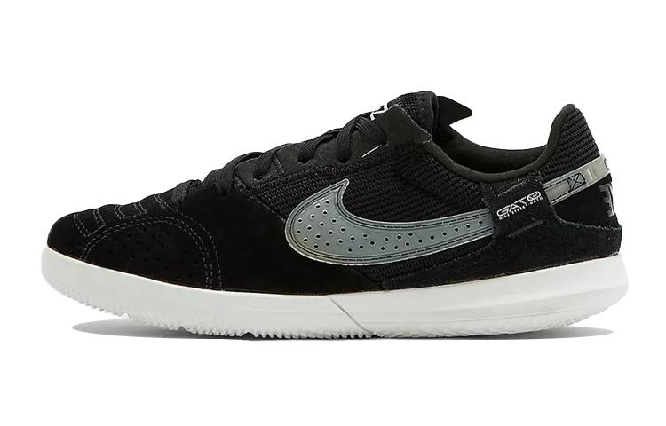 Nike Nike Streetgato Slip Resistant Cushioning Wear Resistant Low Top Soccer Shoes Black Kids'